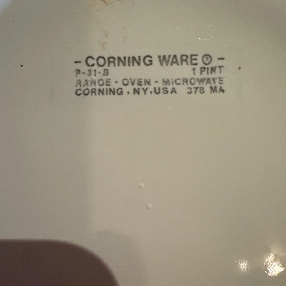 2 Piece Corning Ware Blue Cornflower Set  P-82-B P-83-B  One Glass Lid
